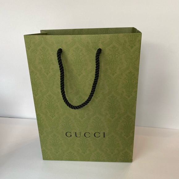 Gucci green shopping bags *Set of two, empty* - Picture 2 of 10